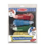 Melissa  Doug 8-Pc Sidewalk Chalk