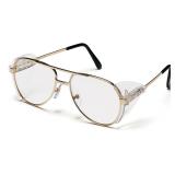 Pyramex Aviator Safety Glasses Gold