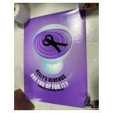 Purple Poster 18W x 24T