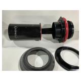 Black Universal Toilet Tank Flapper