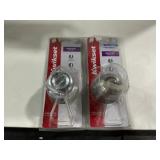Kwikset Satin Nickel Inactive Door Knobs