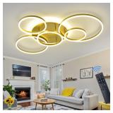 YUXINLUX 5 Rings LED Ceiling Light