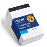 Oxford 5x8 Legal Pads 12-Pack
