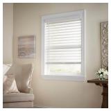 Home Decorators White Faux Wood Blind 22.25x64