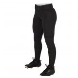 CHAMPRO Girls Small Black Softball Pants