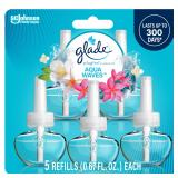Glade PlugIns Refills Aqua Waves 3.35 Fl Oz 5 Ct
