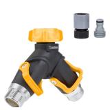 Melnor 2-Way Lever Flow-Through Valve 5.7x4.17