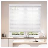 DEZ FURNISHINGS 24x48 Cordless Faux Wood Blind