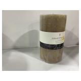 Threshold 7x4 Ashwood  Palo Santo Pillar Candle