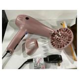 Conair 1875W Retractable Cord Hair Dryer Pink
