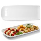 Blue Sky 17.5 White Disposable Serving Trays 2Pk
