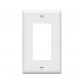 ENERLITES 1-Gang Decorator Wall Plate White