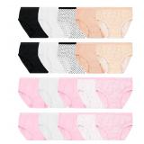 Fruit of the Loom Girls Cotton Briefs Size 6
