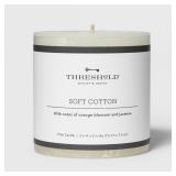 Threshold 3x3 Soft Cotton Pillar Candle $9.00