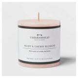 Threshold Peony  Cherry Blossom Pillar Candle 3x3