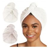 Turbie Twist Microfiber Hair Towel 2-Pack Large