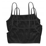 Hanes Womens Cotton String Bralette 3-Pack Small