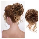 KETHBE Curly Messy Bun Hair Piece 6 Inch