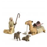 Willow Tree Nativity Shepherd  Animals 4-Pc Set