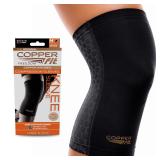 Copper Fit Knee Compression Sleeve Black XL