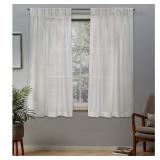 Exclusive Home Belgian Sheer Curtains 30x63...