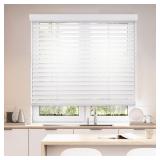 DEZ FURNISHINGS 24x48 Cordless Faux Wood Blind