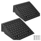 VEVOR 2 Pack Rubber Curb Ramps 7 Rise