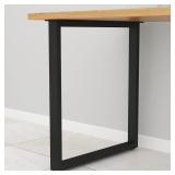 DR.IRON 28H x 24W Metal Table Legs Set of 2