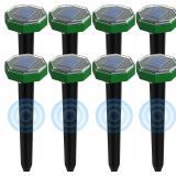 Porfisei Solar Mole Repellent Stakes 6 Pack