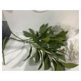 Artificial White Peony Floral Stem Decor $15.00