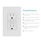 WEBANG 15A GFCI Tamper-Resistant Outlets 4-Pack