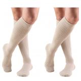 Truform 15-20mmHg Mens Compression Socks XL Tan
