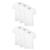 Hanes Mens V-Neck Cotton Undershirts XL 6 Pack
