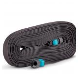 Gilmour 25 Flat Weeper Soaker Hose Black
