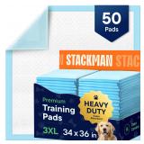 Stack Man Dog Training Pads 34 x 36 50-Count