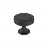 Amerock 1-38 Matte Black Cabinet Knob
