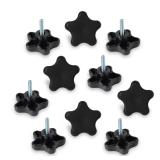 POWERTEC 14-20 5-Star Knobs 1 Stud 10 Pack