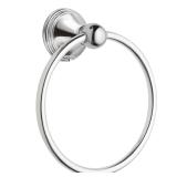 Moen Preston Chrome Hand-Towel Ring 7 Inch