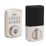 Kwikset Electronic Deadbolt Satin Nickel $74.00