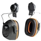 Klein Tools Full Brim Hard Hat Earmuffs 26dB NRR
