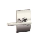 Schlage Latitude Passage Lever Polished Nickel