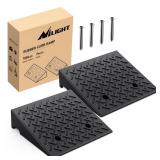 Nilight 7 Rubber Curb Ramp 19x19 Threshold Ramp