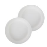 The HC Companies 12 Round Plant Saucer White