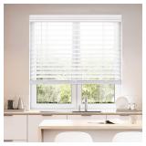 DEZ FURNISHINGS 2 Faux Wood Blind 34.75x60