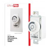 UltraPro 24-Hour Mechanical In-Wall Timer 1 Pack