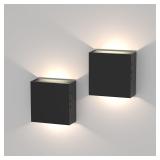 MICEYLIVE 2-Pack Wireless LED Wall Sconces