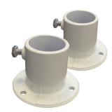 Blue Wave Aluminum Pool Ladder Flanges 1.5in Pair