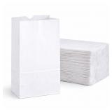 Perfect Stix 6lb Kraft White Paper Bags 100ct