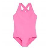 Lands End Girls UPF 50 Swimsuit Sugar Plum S
