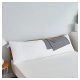 Acanva 20x72 Extra-Long Body Pillow White